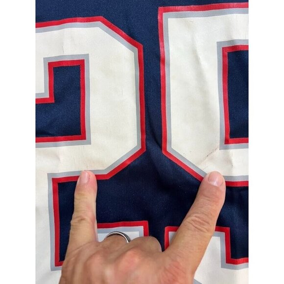 New England Patriots Tori #25 Nike Jersey Mens Extra Large Blue‎ Short Sleeve. - Picture 4 of 14
